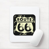 Route 素朴 66標識マウスパッド マウスパッド (マウス)