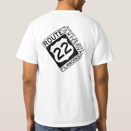 Route 22フィルム作品フィルムフェスティバル2023 tシャツ (裏面)