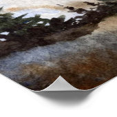 Route 55クラウドアートプリント ポスター (角)