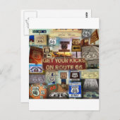 Route 66で蹴ご利用ください ポストカード (正面/裏面)