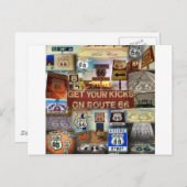 Route 66で蹴ご利用ください ポストカード (正面/裏面)