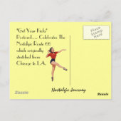 Route 66のPCに蹴はがきを取広告り込む ポストカード (裏面)