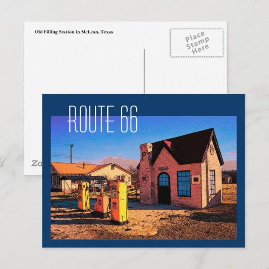 Route 66はがき ポストカード (正面/裏面)