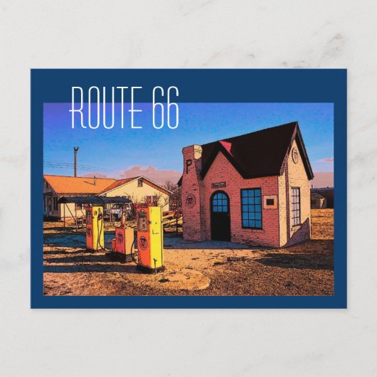 Route 66はがき ポストカード (正面)