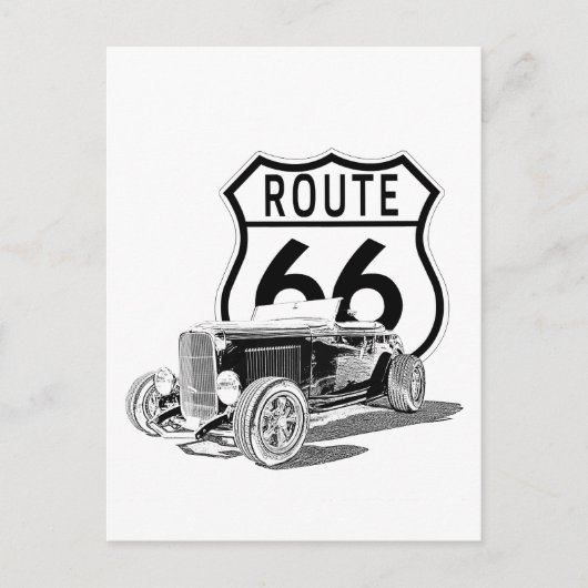 Route 66はがき ポストカード (正面)