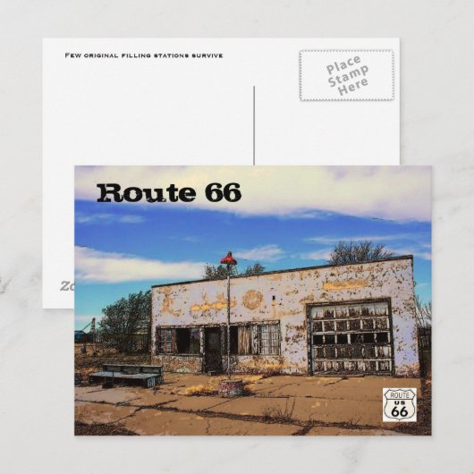 Route 66はがき ポストカード (正面/裏面)