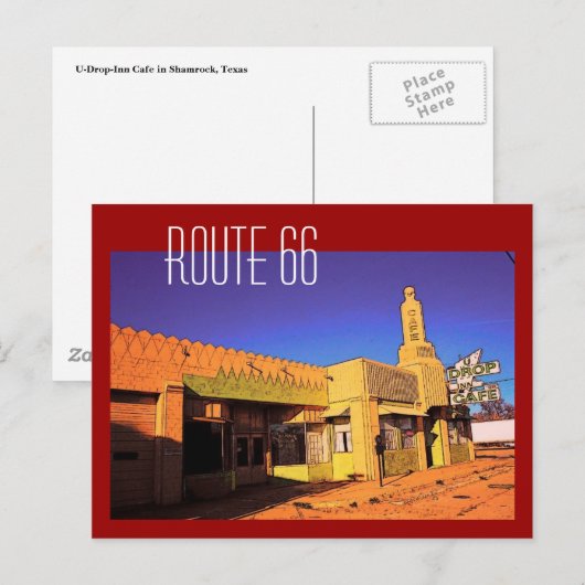 Route 66はがき ポストカード (正面/裏面)
