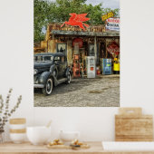 Route 66アリゾナ素朴レトロ店 ポスター (キッチン)