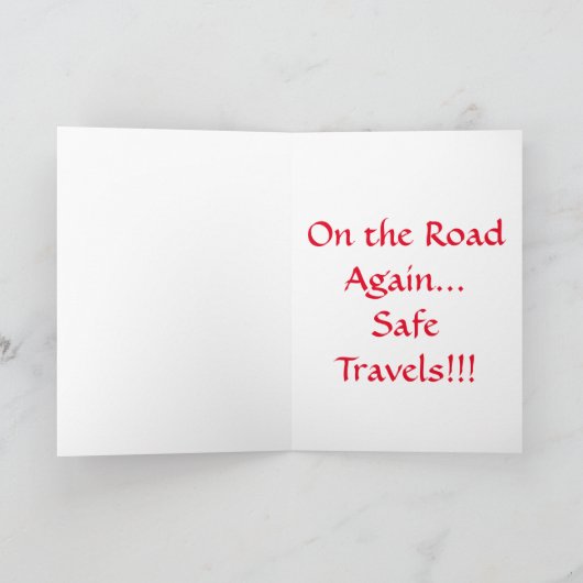 Route 66カード カード (内部)