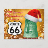 Route 66ギガティクスからのメリークリスマス シーズンポストカード (正面)