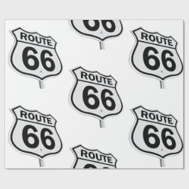 Route 66サインラッピング紙 ラッピングペーパー
