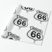 Route 66サインラッピング紙 ラッピングペーパー (アンロールド)