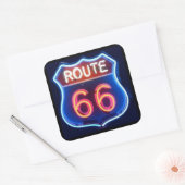 Route 66ステッカー スクエアシール (封筒)