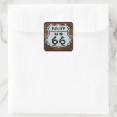 Route 66ステッカー スクエアシール (バッグ)