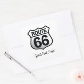 Route 66ステッカー スクエアシール (封筒)