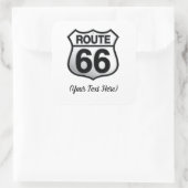 Route 66ステッカー スクエアシール (バッグ)