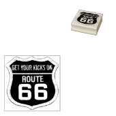 Route 66トラベル蹴ラバースタンプを入手 ラバースタンプ (押印)