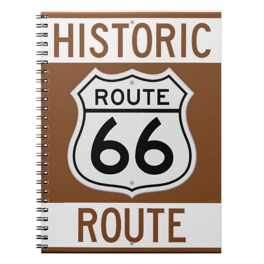 Route 66ノートブック ノートブック (正面)