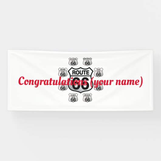Route 66バナー 横断幕 (横)