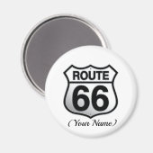 Route 66ボタン マグネット (正面/裏面)