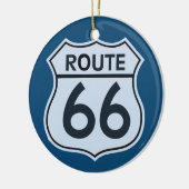 Route 66ロゴオーナメント セラミックオーナメント (左)