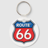 Route 66ロゴ キーホルダー (正面)