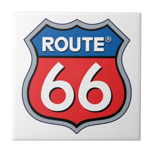 Route 66ロゴ タイル (正面)
