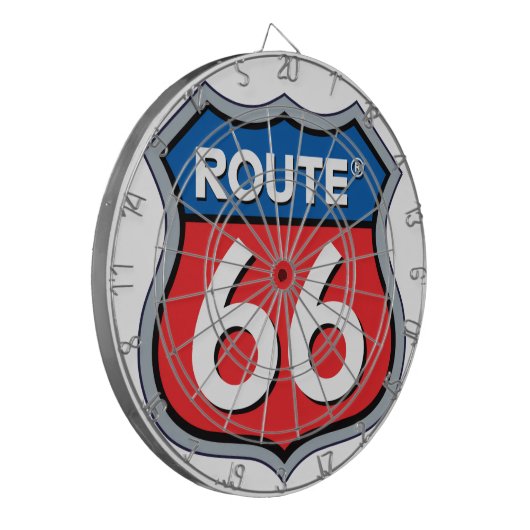 Route 66ロゴ ダーツボード (正面左)