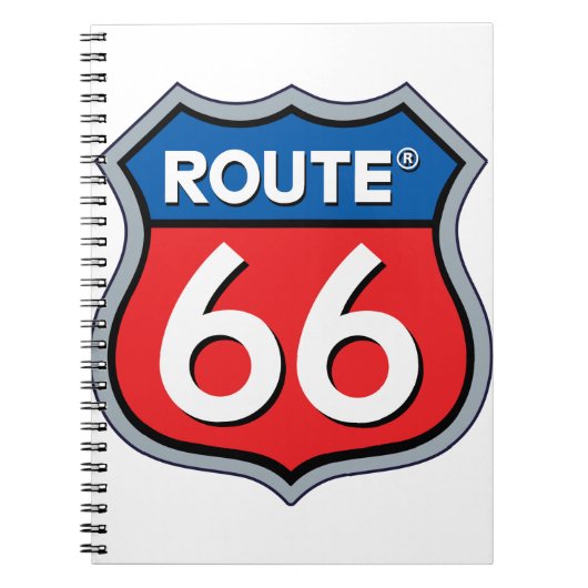 Route 66ロゴ ノートブック (正面)