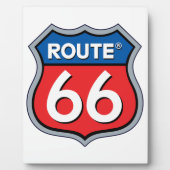 Route 66ロゴ フォトプラーク (正面)