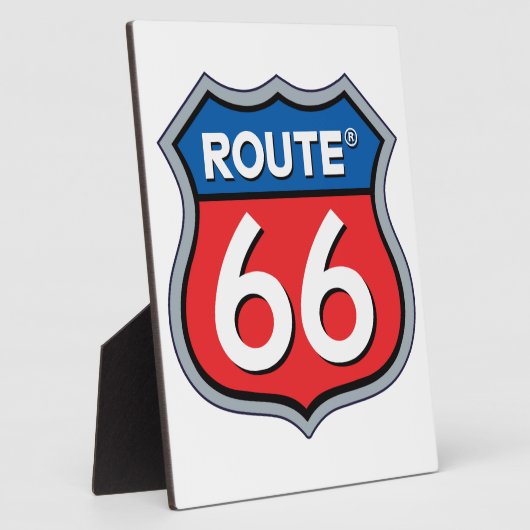 Route 66ロゴ フォトプラーク (側面)