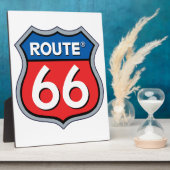 Route 66ロゴ フォトプラーク (側面)