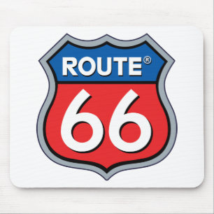 Route 66ロゴ マウスパッド