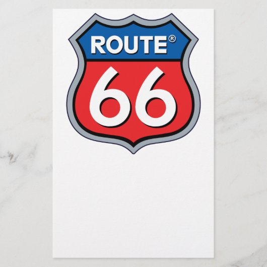 Route 66ロゴ 便箋 (正面)