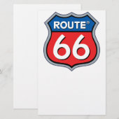 Route 66ロゴ 便箋 (正面/裏面)