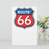 Route 66ロゴ 便箋 (スタンド正面)