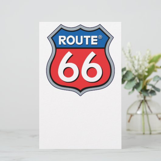 Route 66ロゴ 便箋 (スタンド正面)