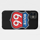 Route 66ロゴ Case-Mate iPhoneケース (裏面(横))