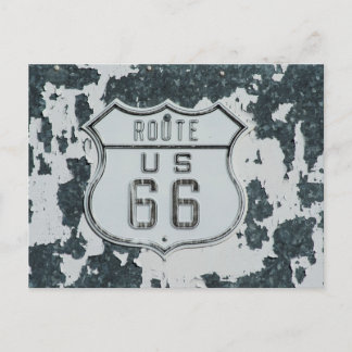 Route 66ヴィンテージ署名はがき ポストカード