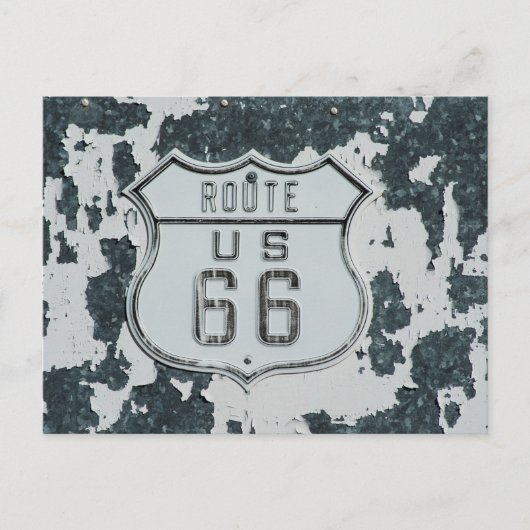 Route 66ヴィンテージ署名はがき ポストカード (正面)