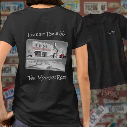 Route 66ヴィンテージWinslow Arizona写真 Tシャツ