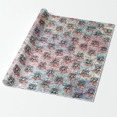 Route 66標識と1960コルベット ラッピングペーパー (アンロールド)