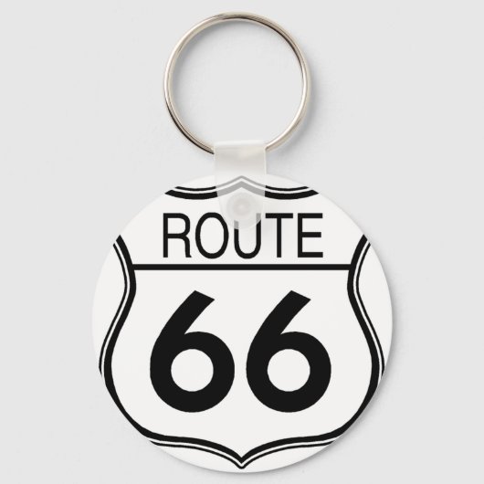 Route 66標識 キーホルダー (正面)