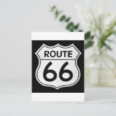 Route 66標識 ポストカード (スタンド正面)
