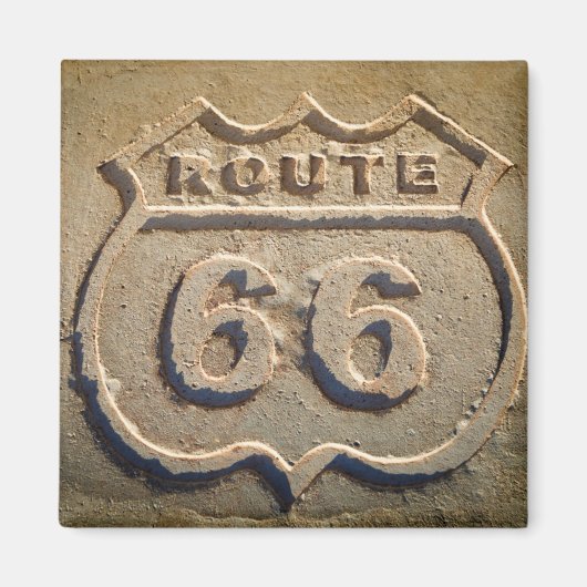 Route 66歴史的なサイン（アリゾナ） マグネット (正面)