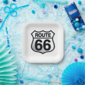 Route 66紙プレート ペーパープレート (パーティー)