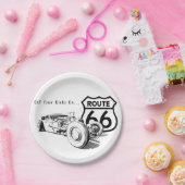 Route 66紙プレート ペーパープレート (パーティー)