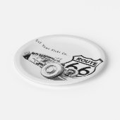 Route 66紙プレート ペーパープレート (アングル)