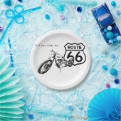 Route 66紙プレート ペーパープレート (パーティー)