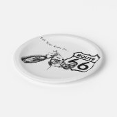 Route 66紙プレート ペーパープレート (アングル)